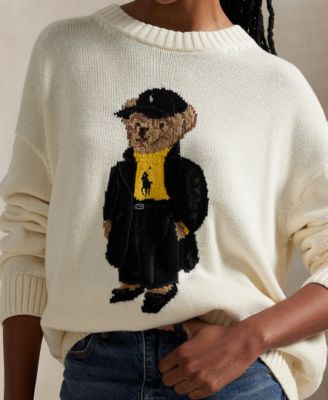 Women's Polo Bear Crewneck Sweater