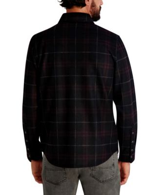 Men's Plaid Pattern Shirt Jacket
