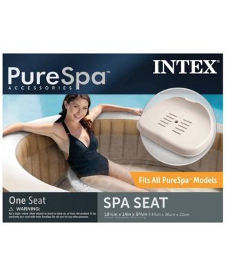 PureSpa Slip Resisting Inflatable Removable Hot Tub Seat Spa Accessory