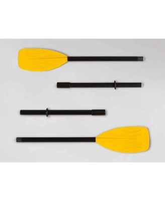 Set of 48" Paddles Plastic Ribbed French Oars for Inflatable Boat (Pair)