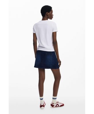 Women's Short-sleeve floral T-shirt