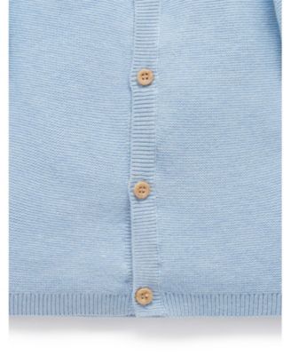 Baby Boys Textured Knit Cardigan