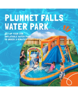 Plummet Falls Adventure Kids Inflatable Outdoor Water Park Splash Pool