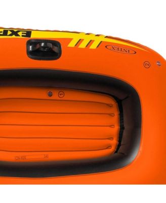 58329EP Explorer 100 1 Person Youth Pool Lake Inflatable Raft Row Boat
