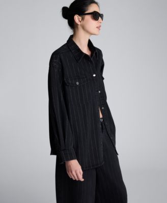 Women's Long Sleeve Shacket Shirt