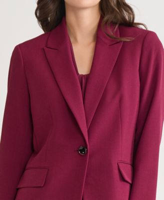 Women's One-Button Blazer, Regular & Petite