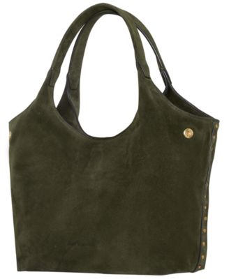 Darren Small Suede Carrysome Crossbody Hobo Bag