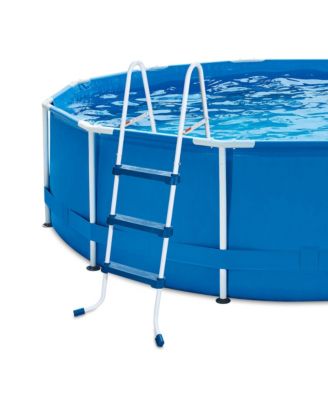 42 Inch SureStep 3 Stair Outdoor Above Ground Swimming Pool Ladder