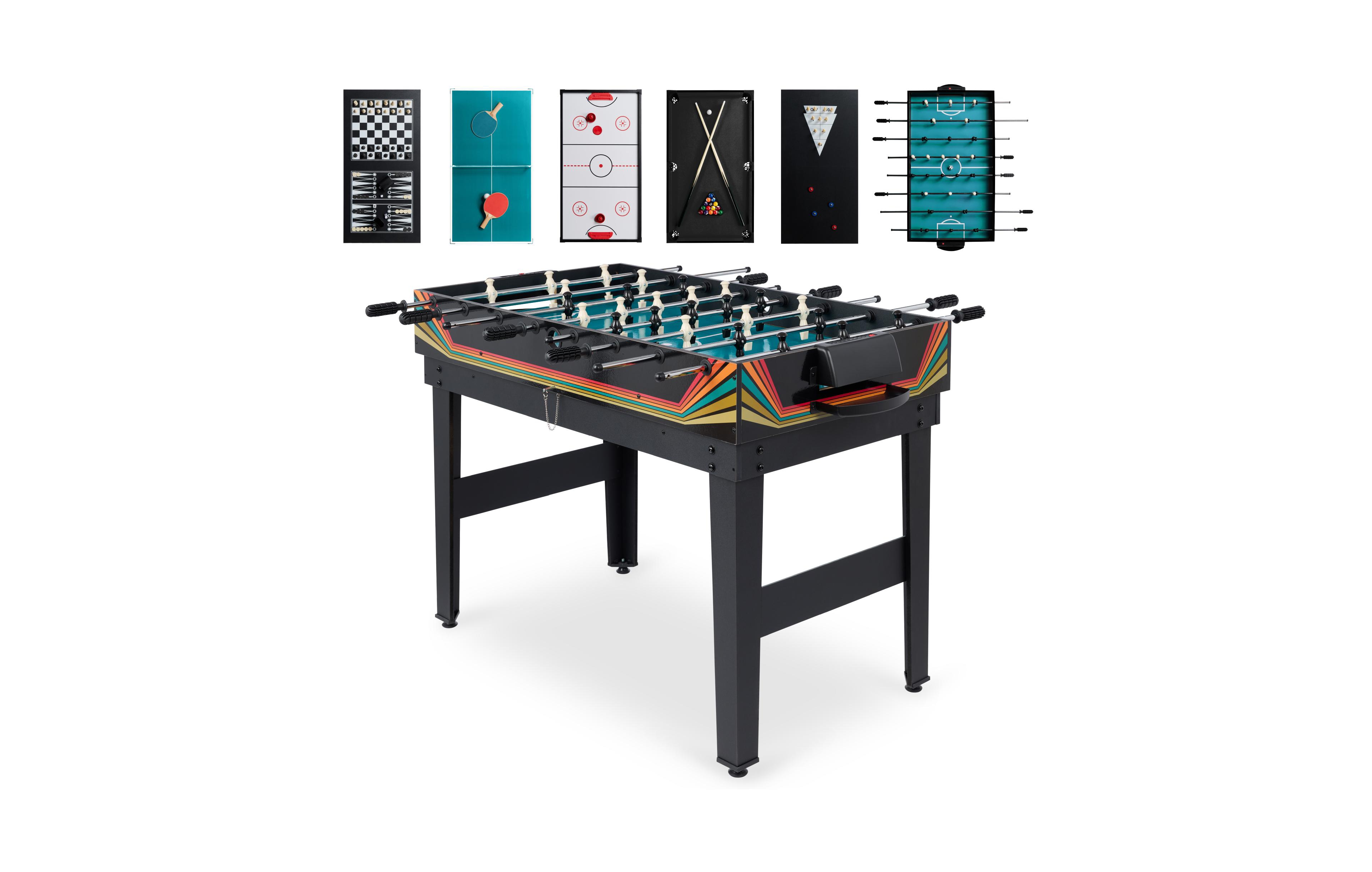 Best Choice Products 2x4ft 10-in-1 Combo Game Table Set w/ Hockey, Foosball, Pool, Shuffleboard
