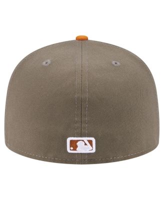 Men's Olive/Orange Chicago White Sox Two-Tone Color Pack A-Frame 59FIFTY Fitted Hat