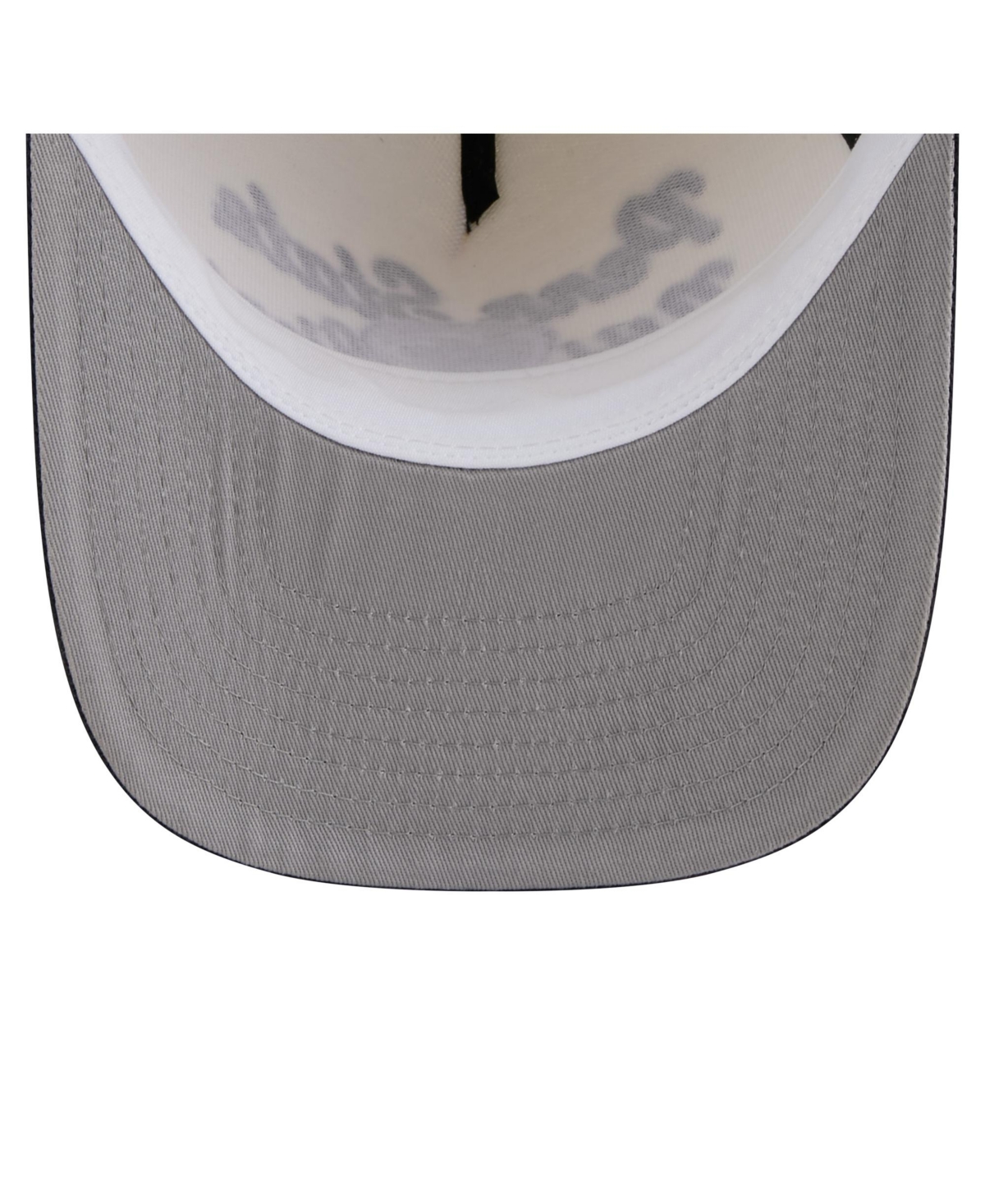 New Era Men's Cream/navy Penn State Nittany Lions Vintage Chainstitch 9fifty A-frame Snapback Hat In Neutral
