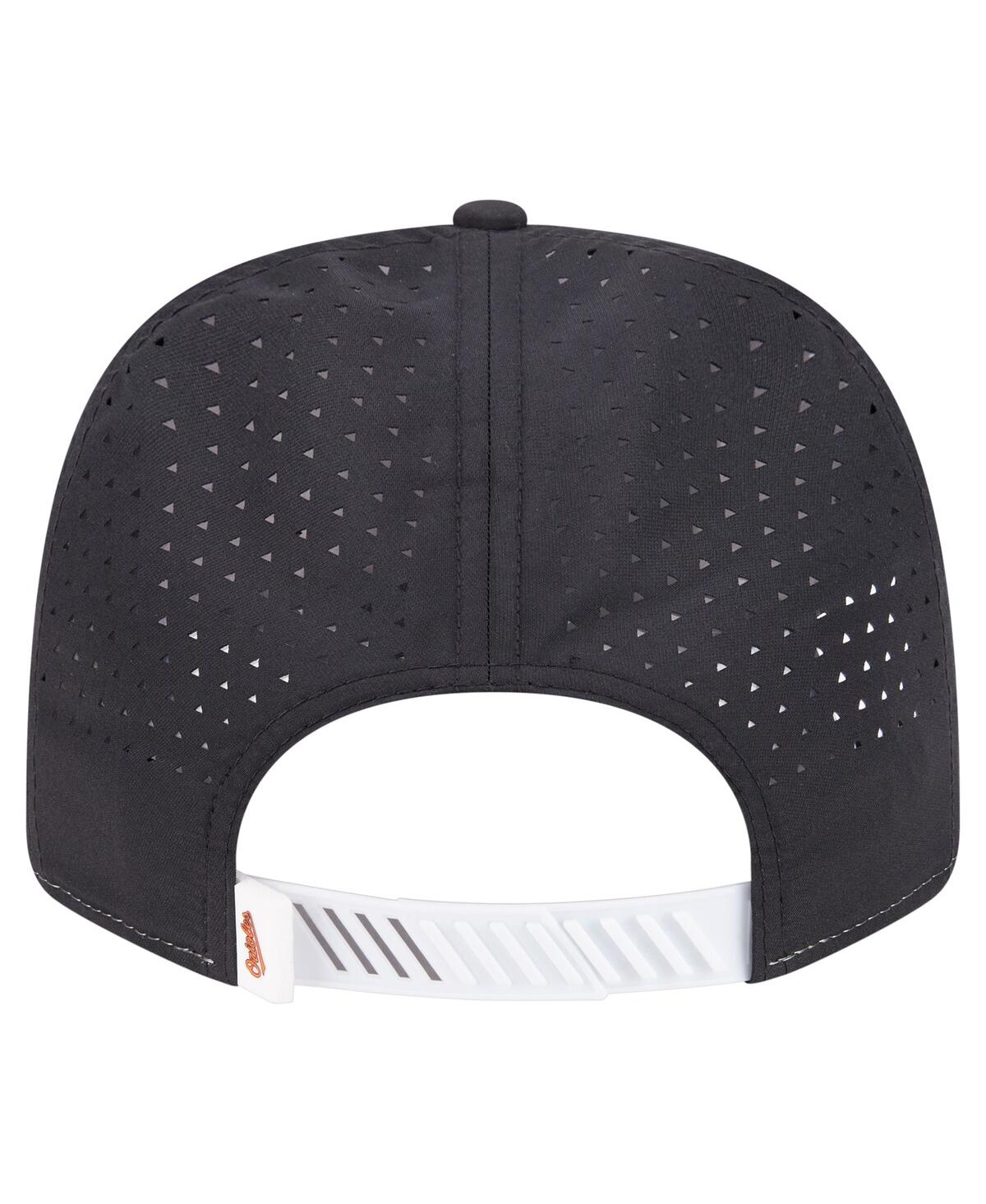 New Era Men's White/black Baltimore Orioles Established Patch 9seventy Adjustable Hat In Black