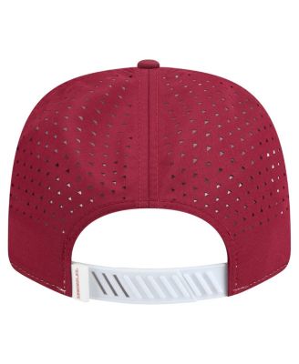 Men's White/Garnet Florida State Seminoles Perforated Patched 9SEVENTY Adjustable Hat