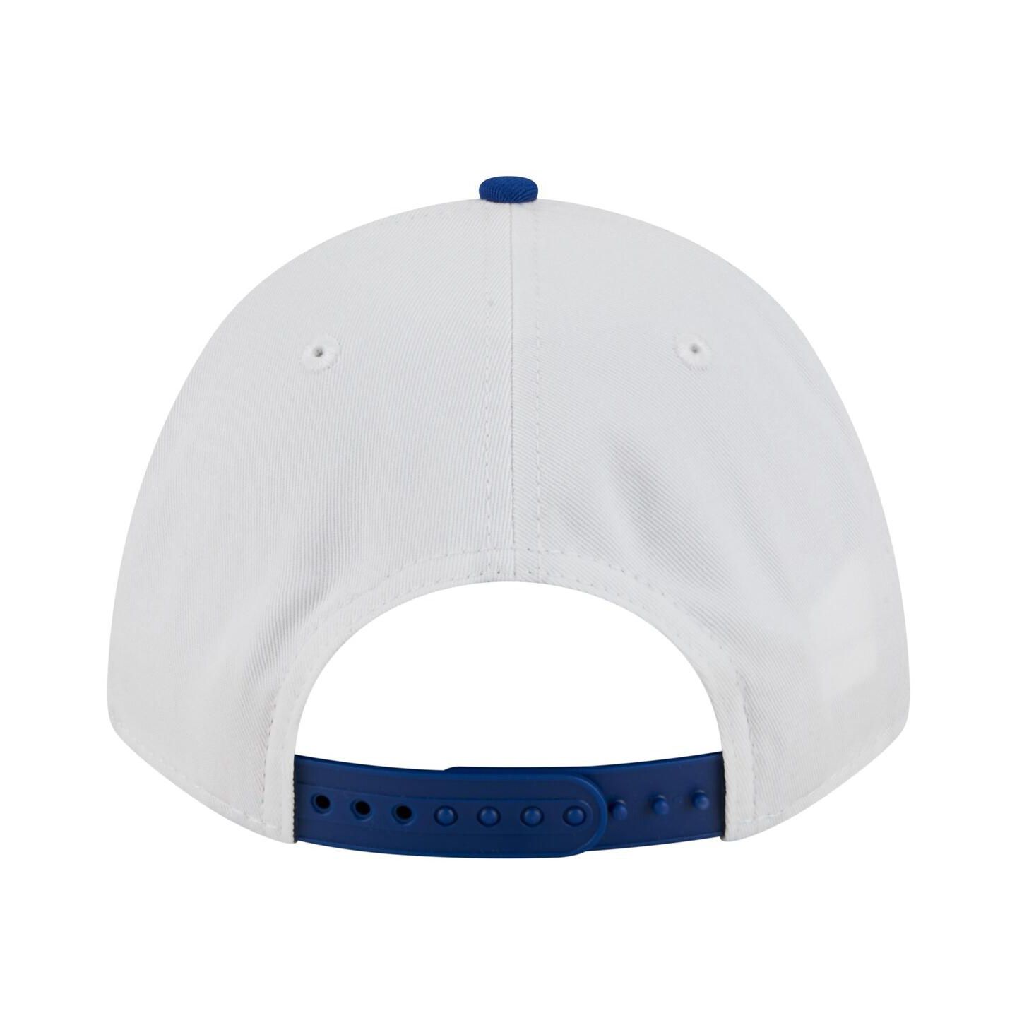 Мужская кепка New Era White/Royal Boise State Broncos Arch Two-Tone Rope 9FORTY A-Frame M-Crown Adjustable Hat — фото 3