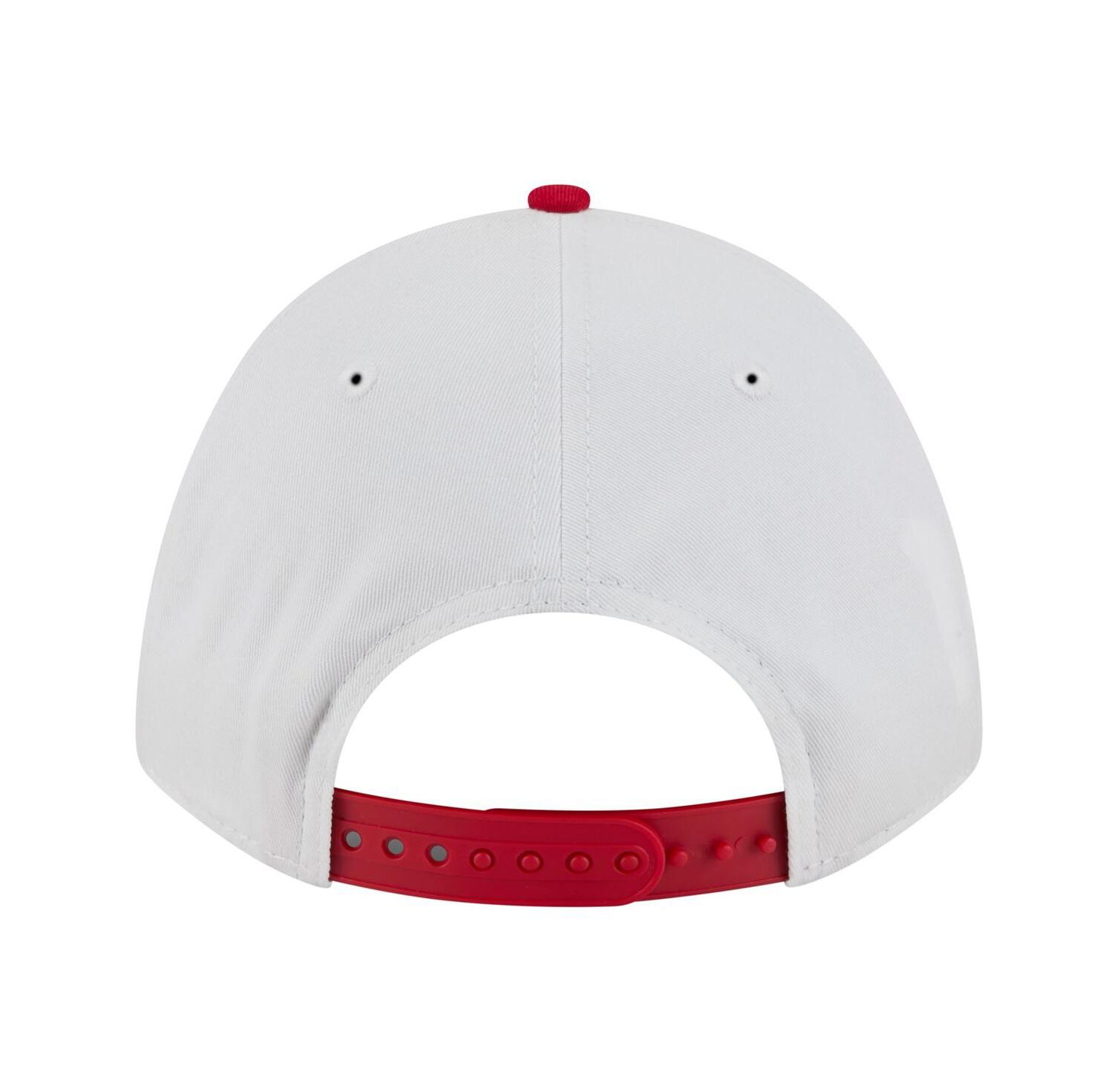Men's White/Red Louisville Cardinals Arch Two-Tone Rope 9FORTY A-Frame M-Crown Adjustable Hat