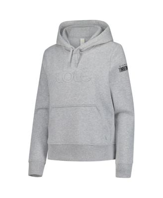 Lol&euml; Women's Gray Minnesota Timberwolves Icon Pullover Hoodie