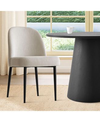  35 Inch MDF Modern 2-Chair  Round Dining Set