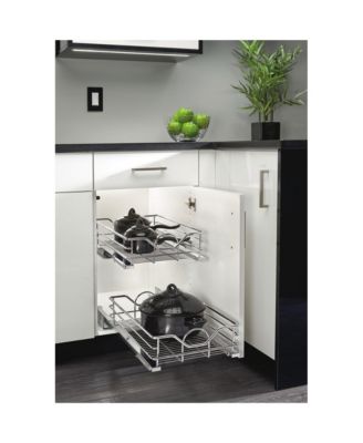 Pullout Cabinet Basket w/ Soft-close, 14.5'' x 21.74'', 5730-15CR