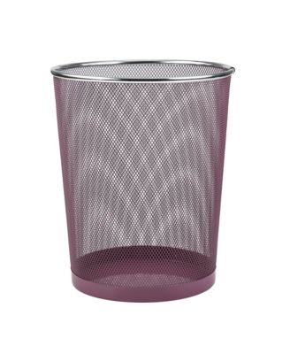 10 Liter Mesh Waste Basket Can for Garbage, Round Open Top Trash Can for Office, Bathroom, Bedroom, Kitchen