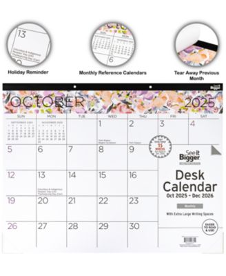 Desk Pad Calendar 17x22"