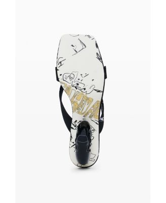 Women's Heart heel sandal