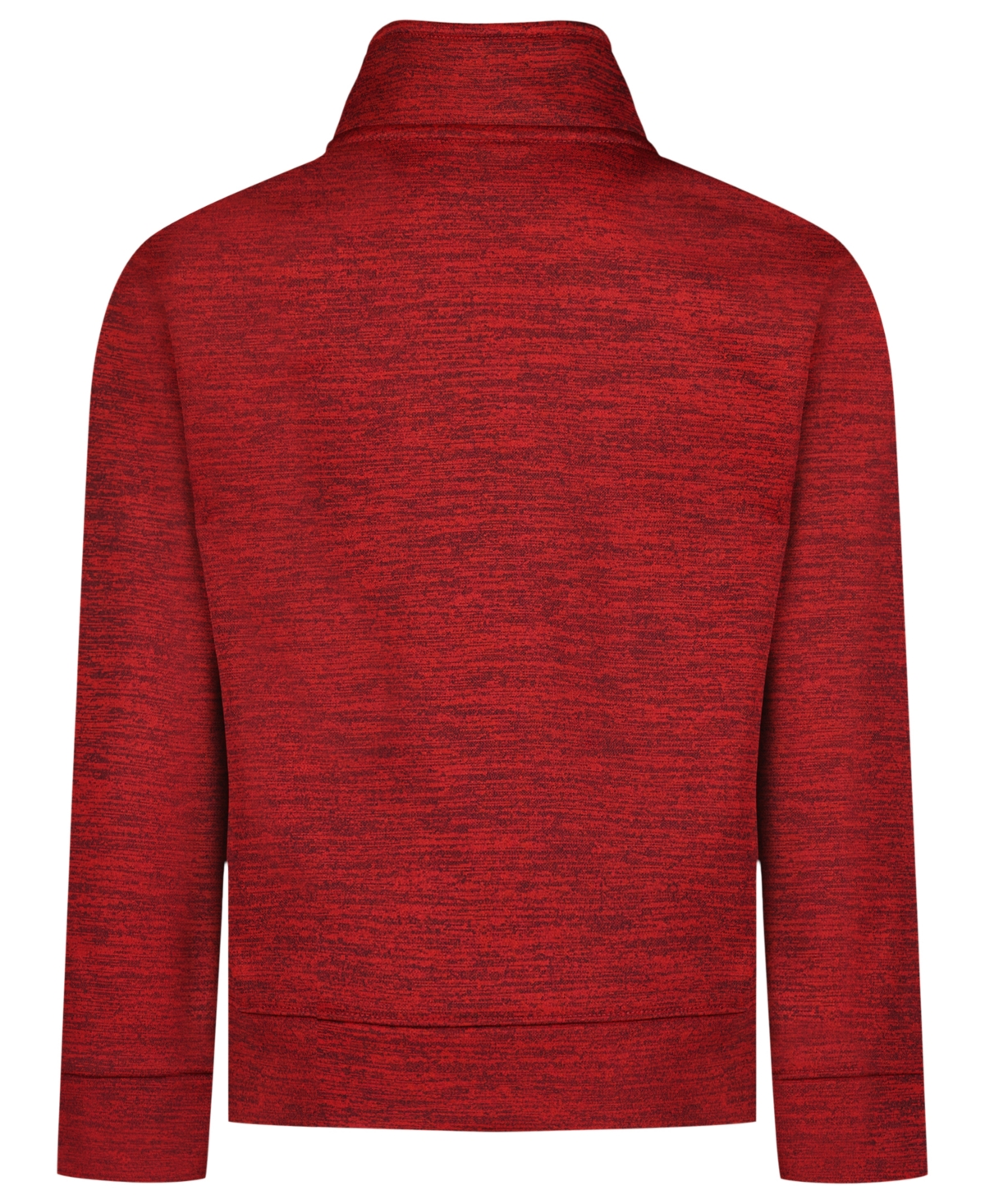 Under Armour Boys 2t-7 Quarter-zip Long Sleeve Sweatshirt In Red