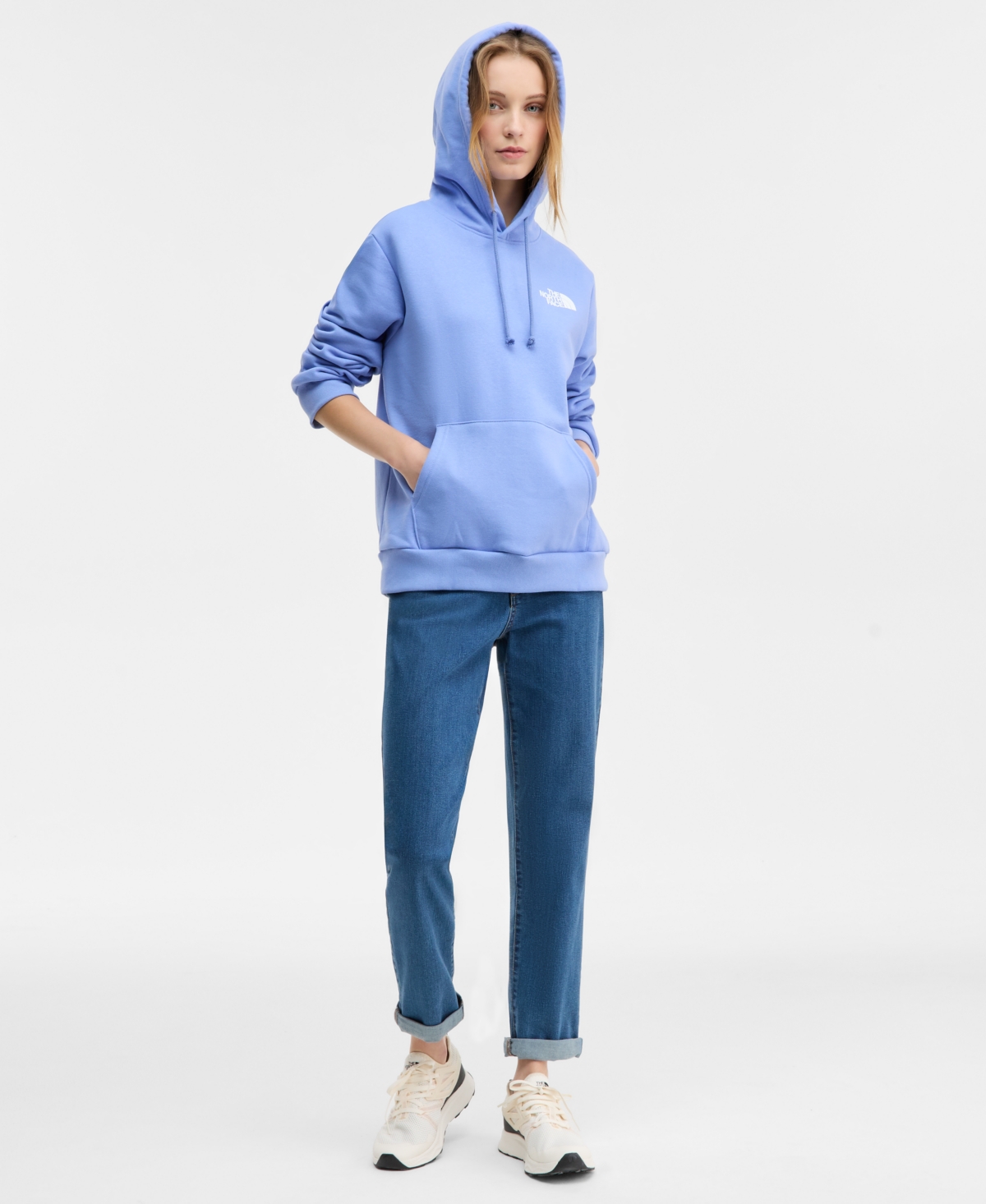The North Face Women's Evolution Peaks Hoodie In Blue