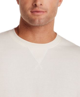 Men's Long Sleeve Textured Waffle Crewneck T-Shirt