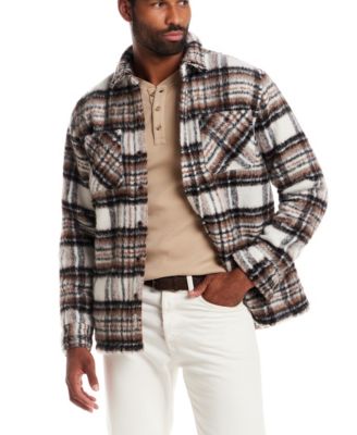Men's Brushed Plaid Jacket