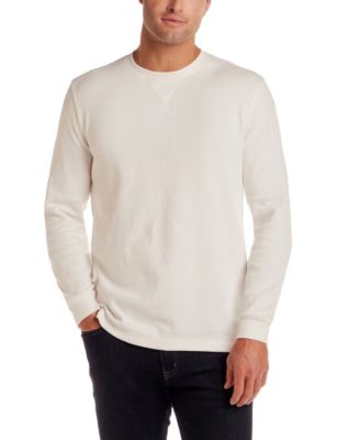Men's Long Sleeve Textured Waffle Crewneck T-Shirt