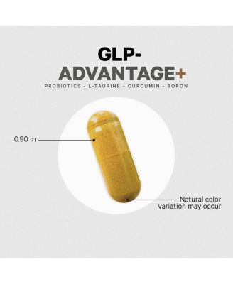 GLP-Advantage+ Berberine, Boron, Chromium, Decaffeinated Green Tea (50% EGCG), Gymnema Sylvestre, Probiotics, Taurine - 60 Capsules