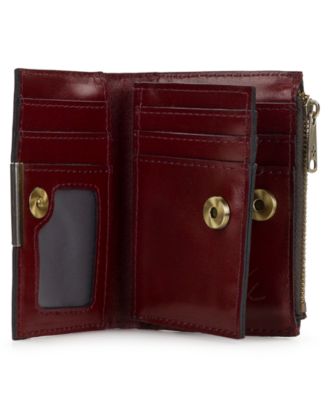 Busalla Leather Bifold Zipper Wallet