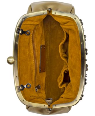 Teora Small Kisslock Frame Crossbody Bag