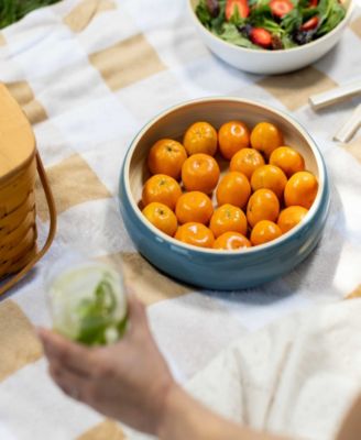 Lexa Collection 12" Bamboo Fruit Bowl