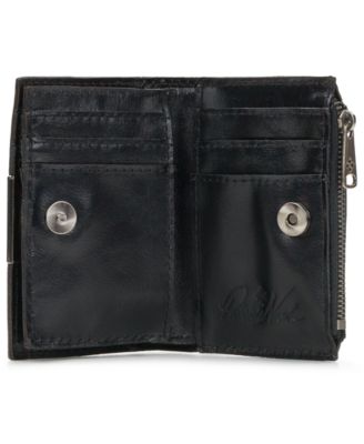 Busalla Leather Bifold Zipper Wallet