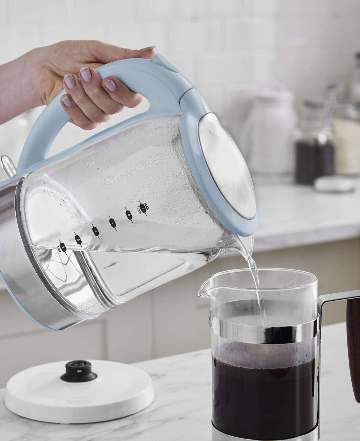 Greenlife 1.7 Liter Qwik Ez Kettle In Blue
