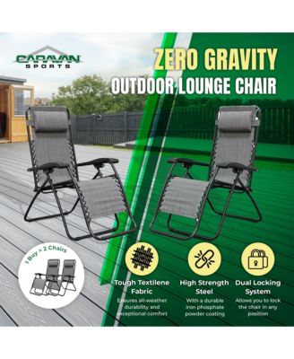 Infinity Zero Gravity Steel Frame Patio Deck Chair