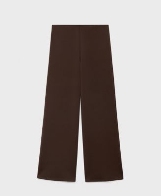 Women's Elastic Waist Straight-Fit Pants