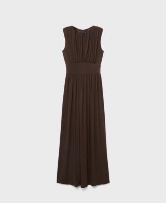 Women's Ruched Long Dress