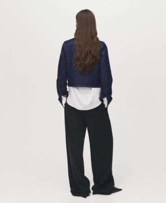 Women's Denim Crop Jacket