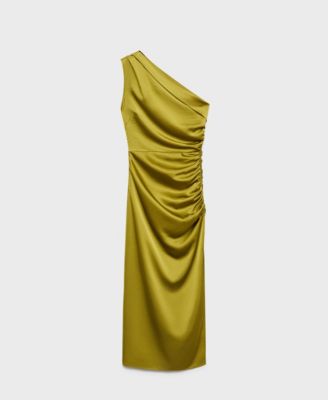 Women's Asymmetrical Satin Dress