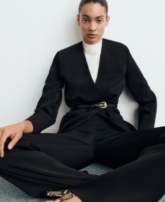 Women's Double-Breasted Suit Jacket