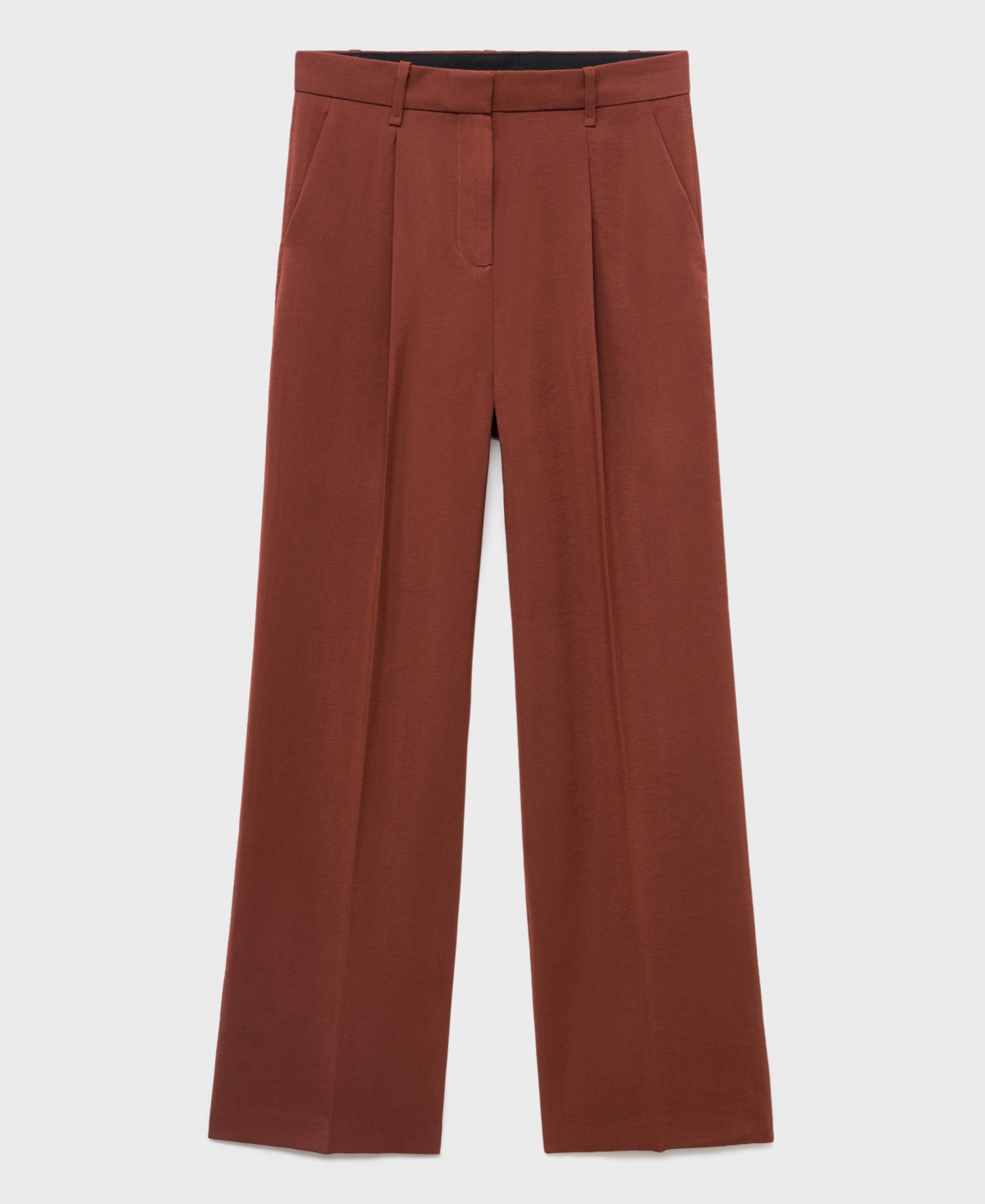 Mango Women's Modal Straight-Fit Pants