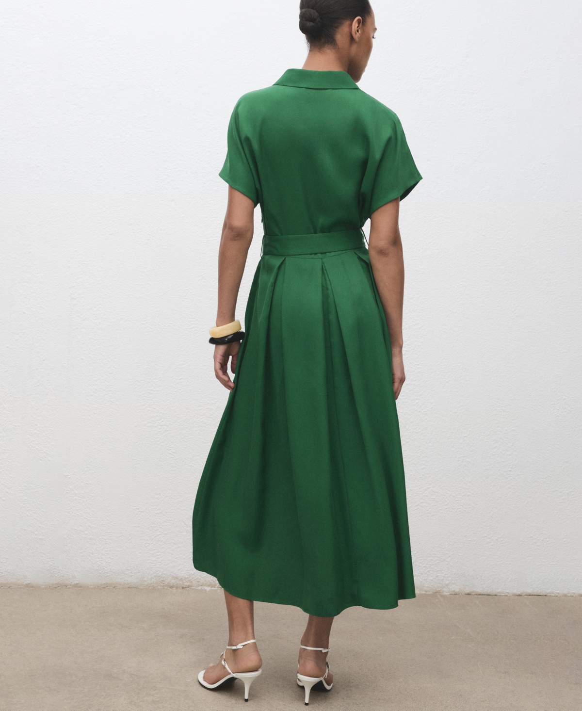 Mango Women's Lyocell Shirt Dress