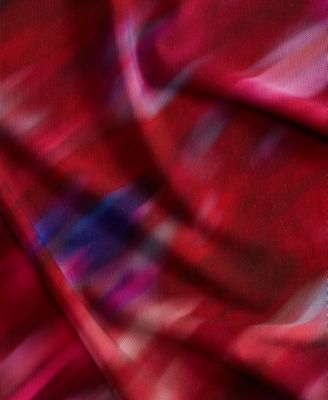 Women's Printed Mock-Neck Top, Macy's Exclusive