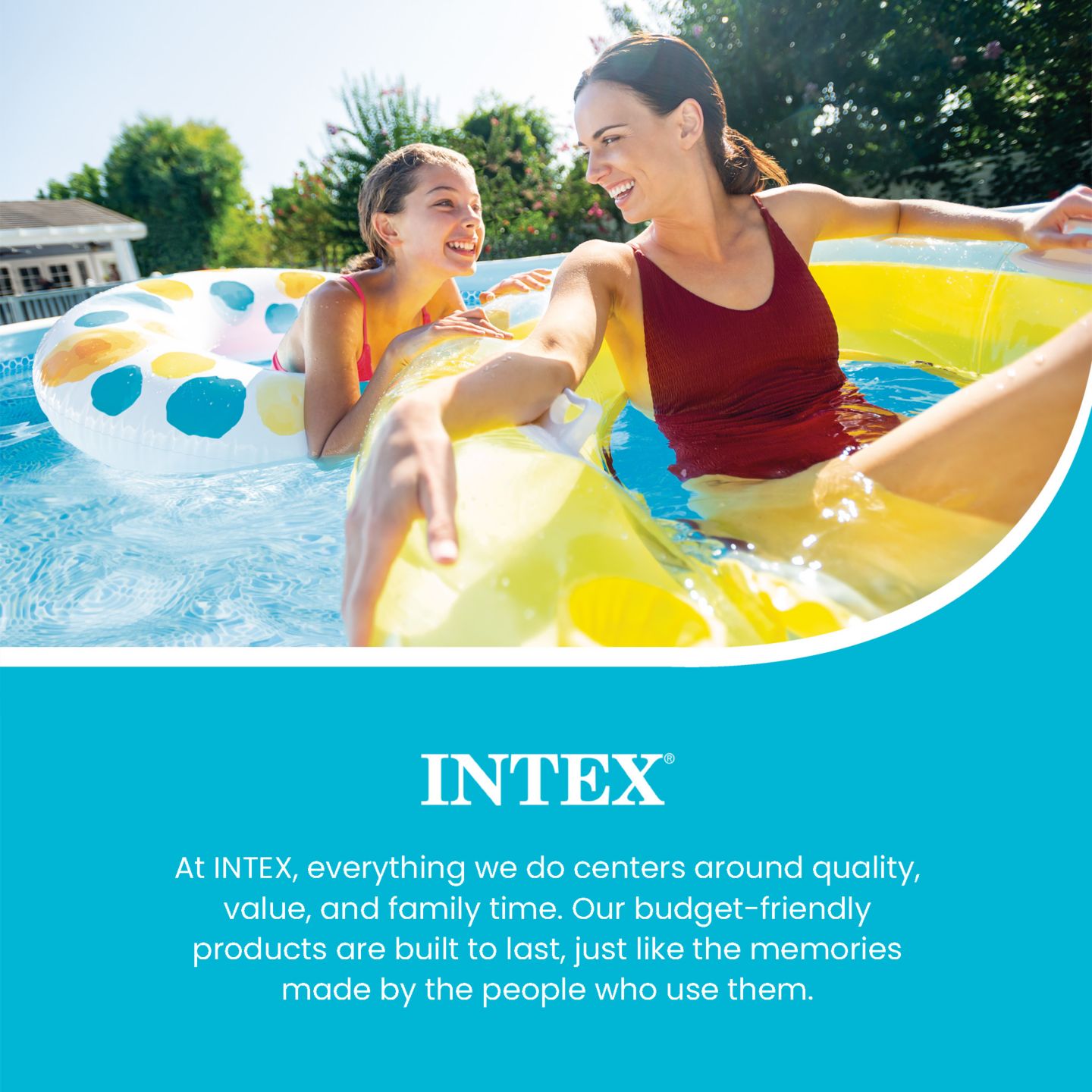 Детская игрушка Intex 57181EP Swim Center 7.5ft x 4.8ft x 18in Inflatable Kiddie Pool, 100-150 Gal, Ages 6+ — фото 4