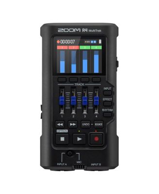 R4 MultiTrak 32-Bit Float Handheld Recorder Bundle with Studio Monitor Headphonex & Cables