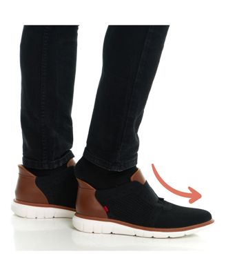 South Street Mens Hands-Free Slip On Technology Lightweight Mesh Oxfords