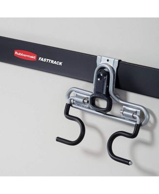 FastTrack Wall S Hook 2 Handle Storage Organizer Rack for Hand Tools