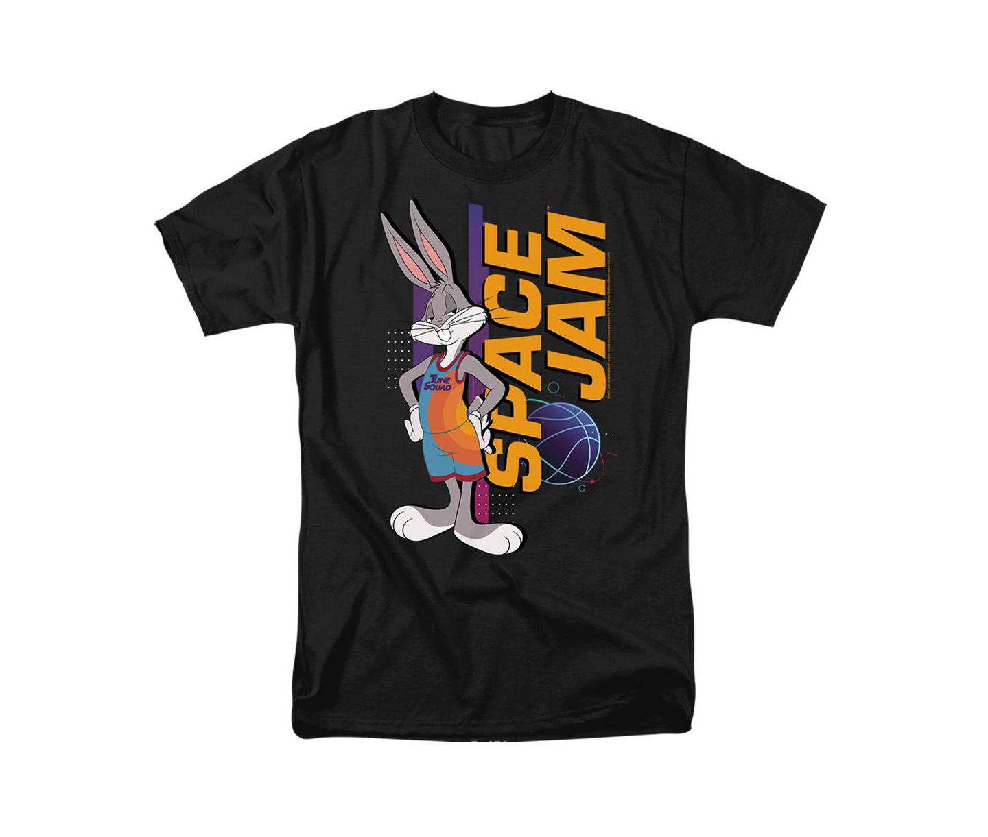 Мужская футболка Space Jam Big & Tall 2 Bugs Standing, цвет: Чёрный — фото 1